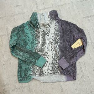 Vintage Havana multi colored hoodie sweatshirt